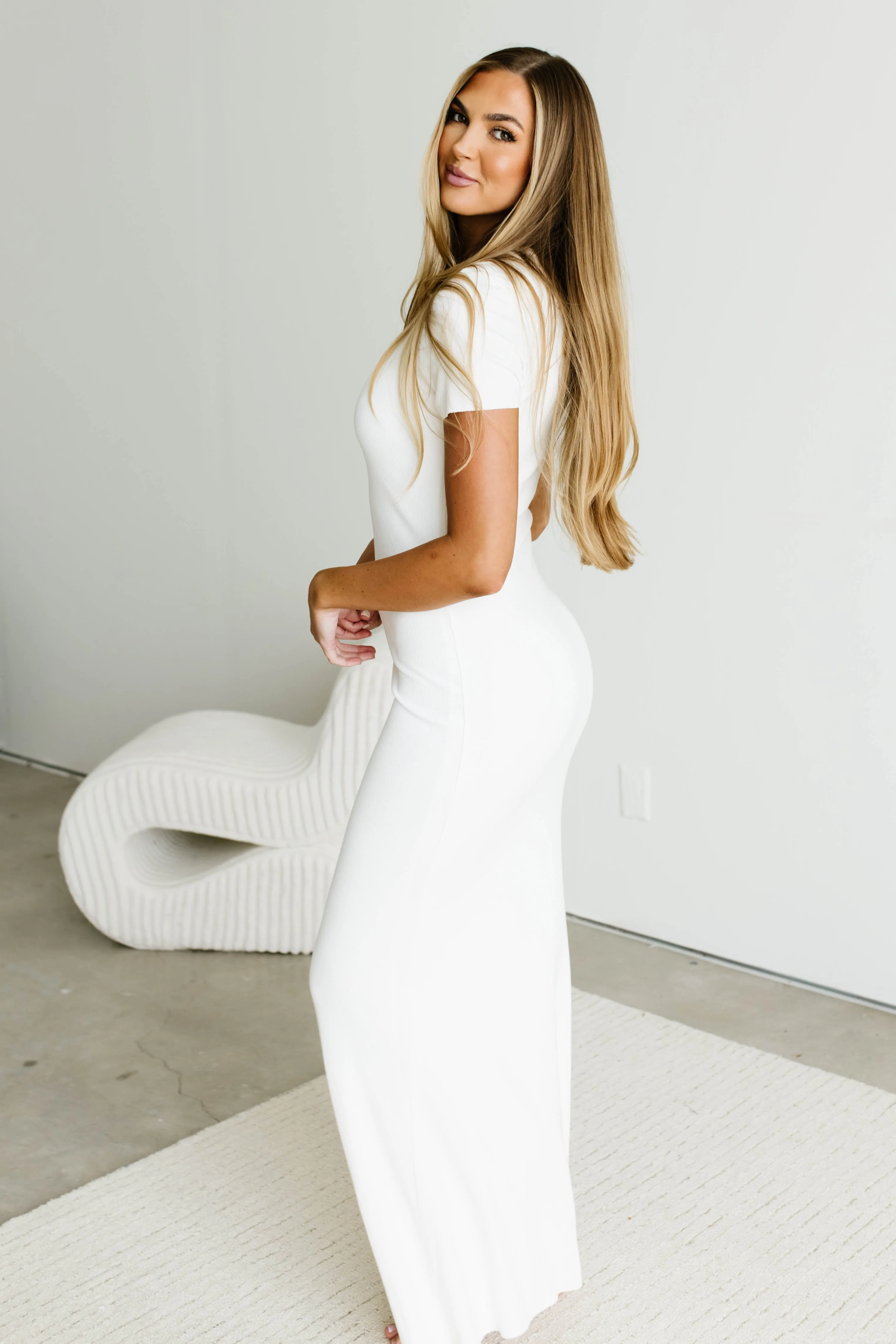 The Charlie Maxi Dress in White