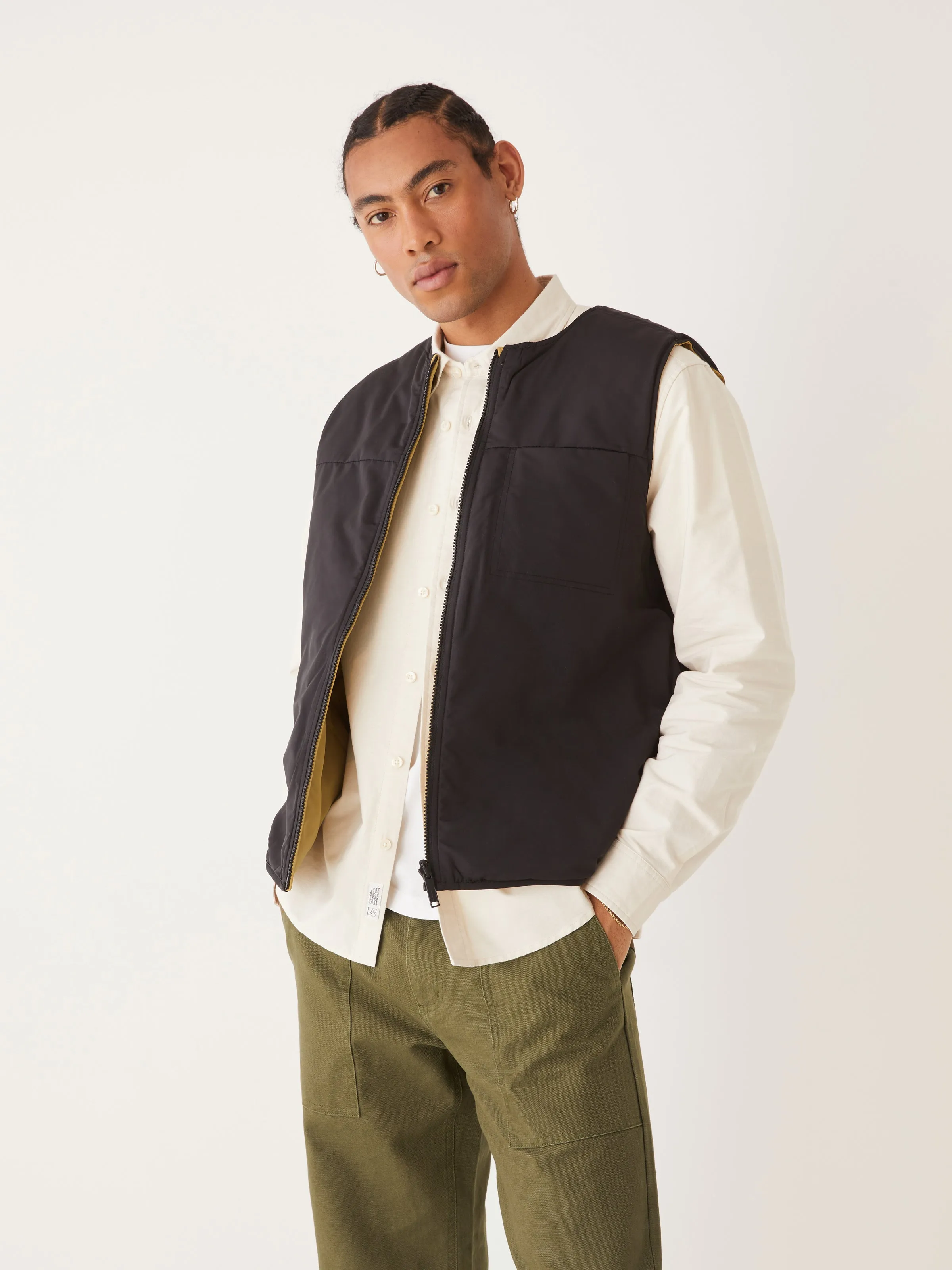 The Skyline Reversible Vest in Bronze