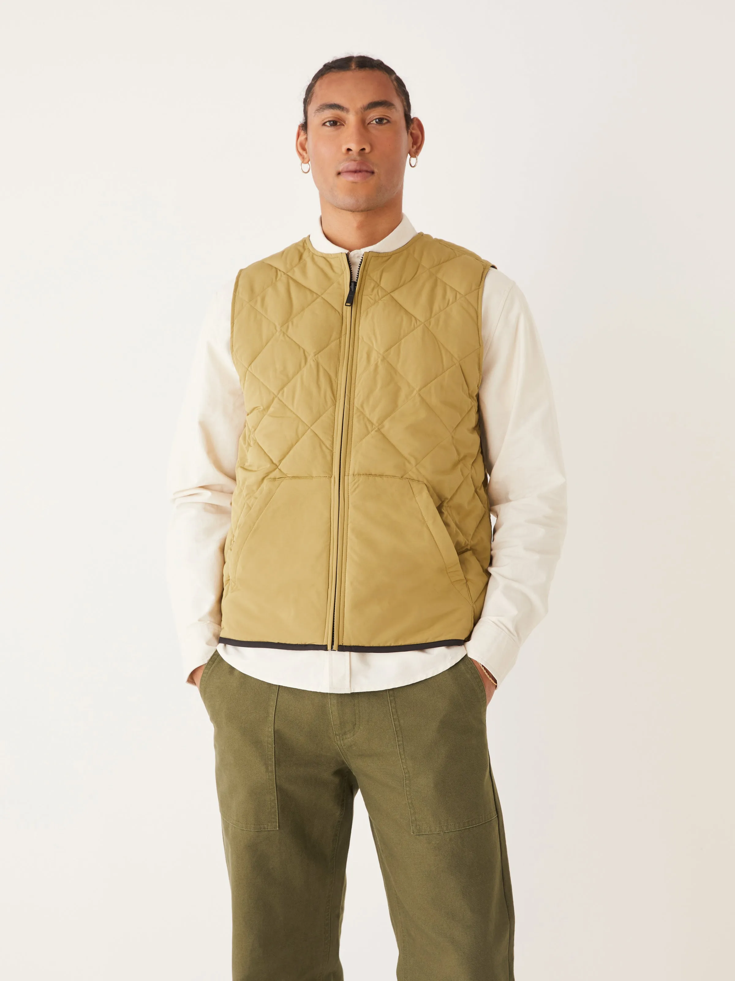 The Skyline Reversible Vest in Bronze