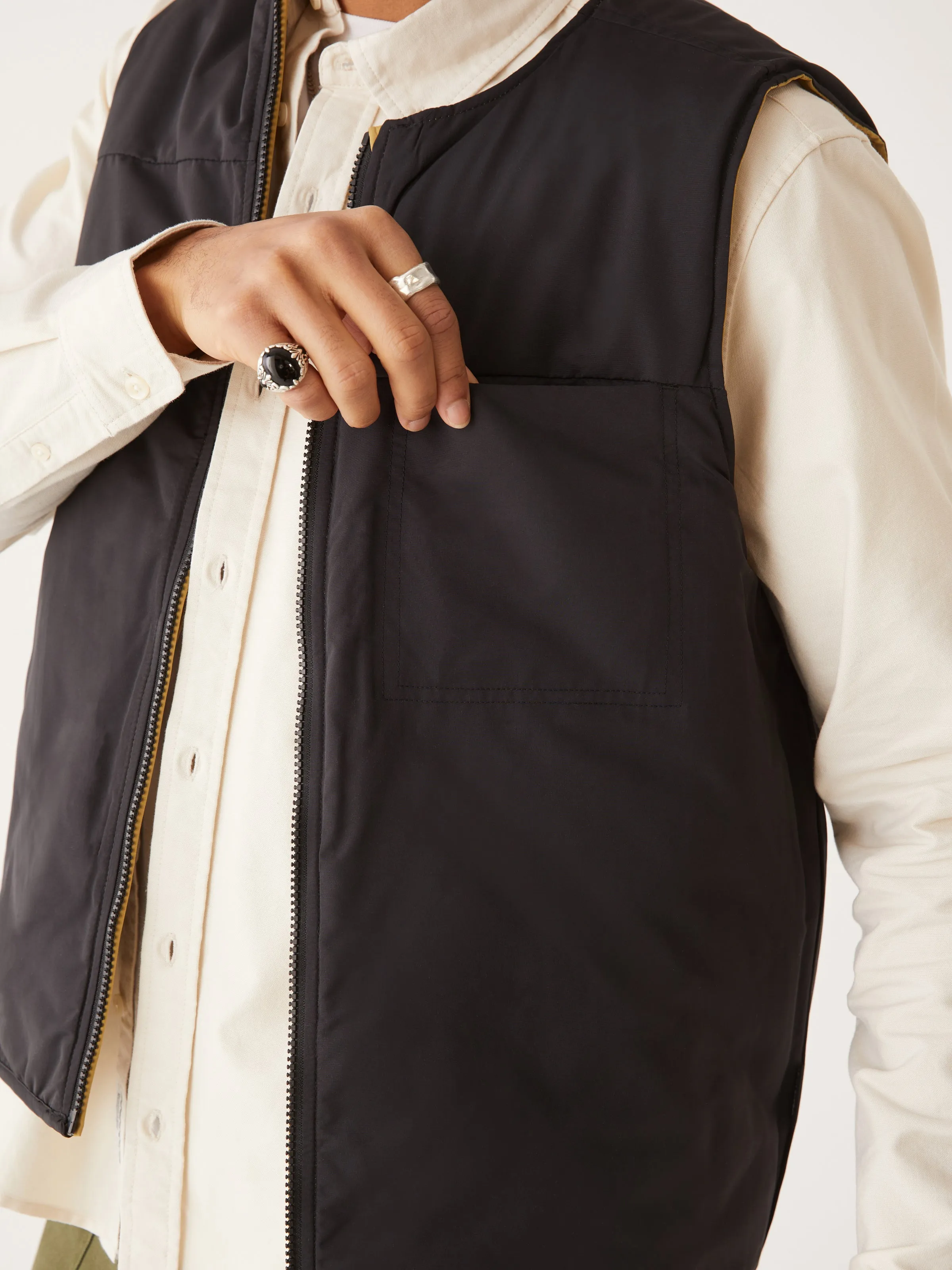 The Skyline Reversible Vest in Bronze
