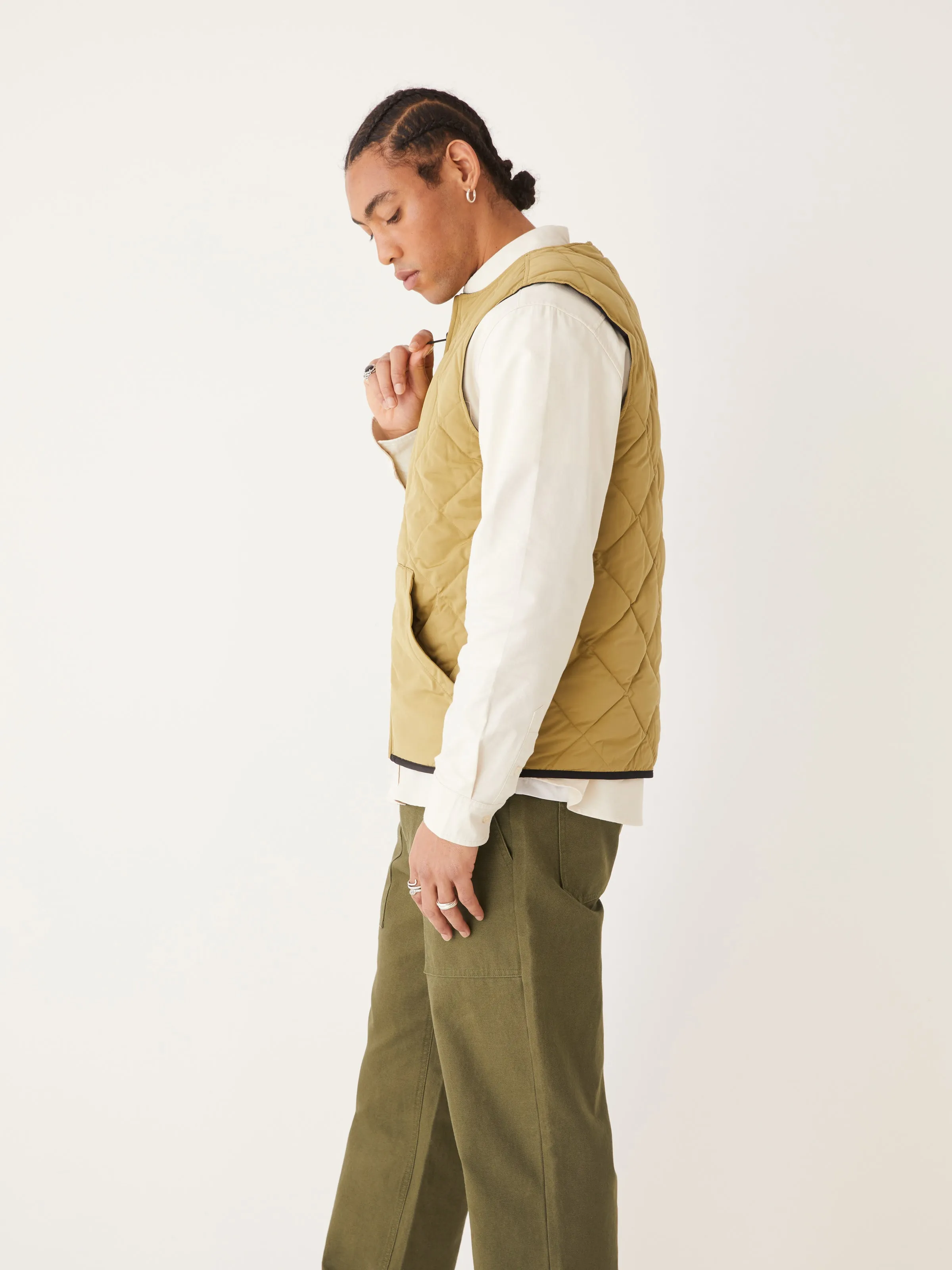 The Skyline Reversible Vest in Bronze