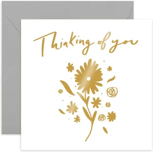 Thinking of You Flower Card