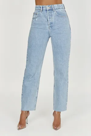 Tina Mom Jean - Mid Blue