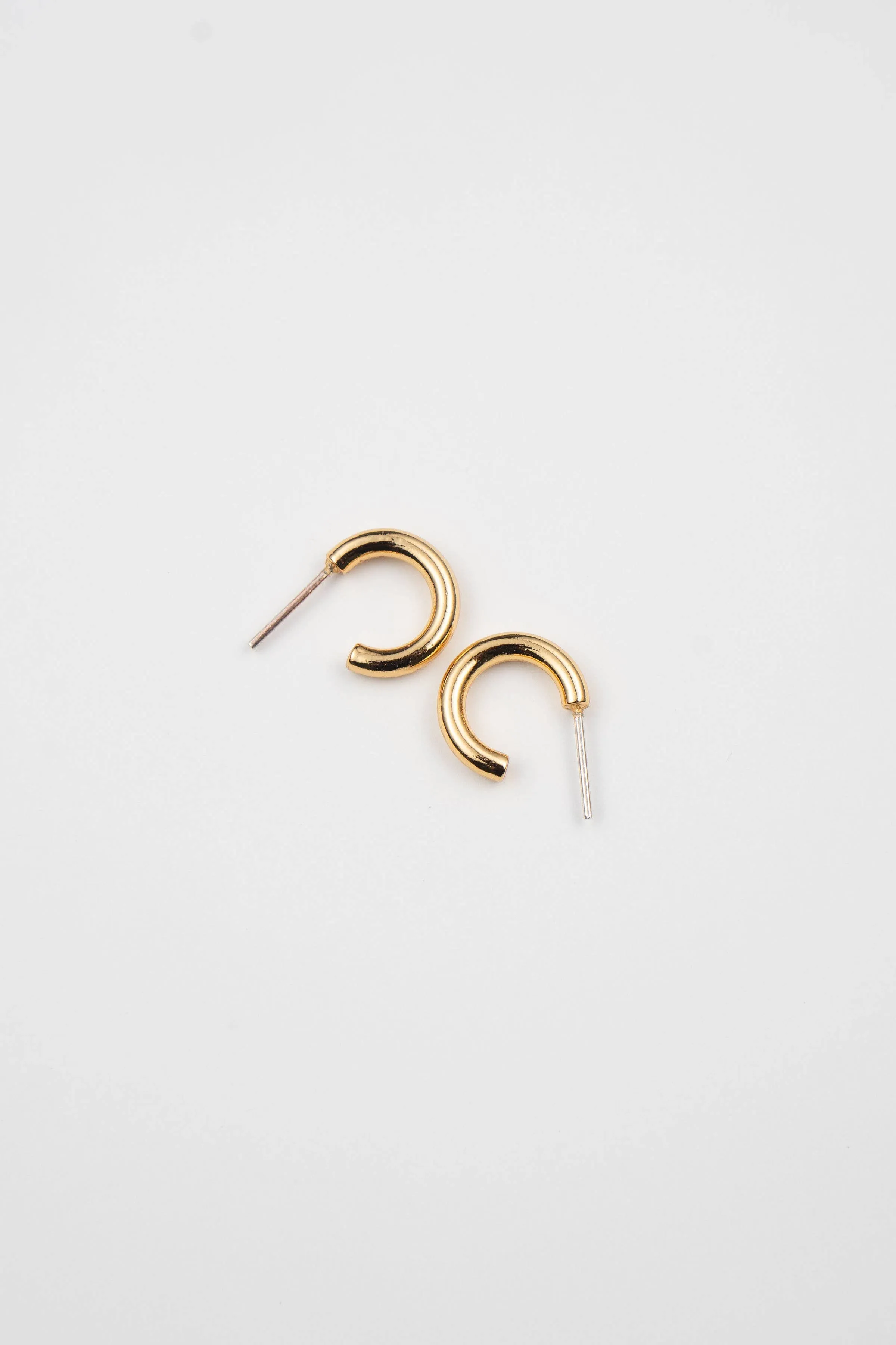 Tiny Tube Earring Hoops