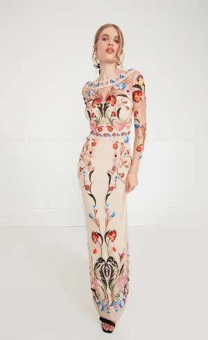 Toledo Dress - Almond Mix