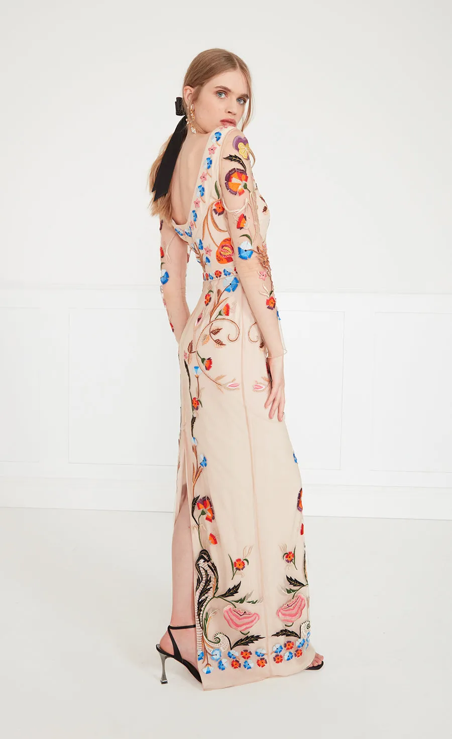 Toledo Dress - Almond Mix