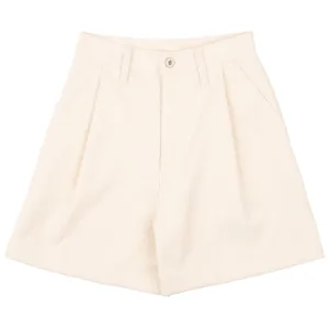 Twin Pleat Short  - Judo Sashiko - Ecru