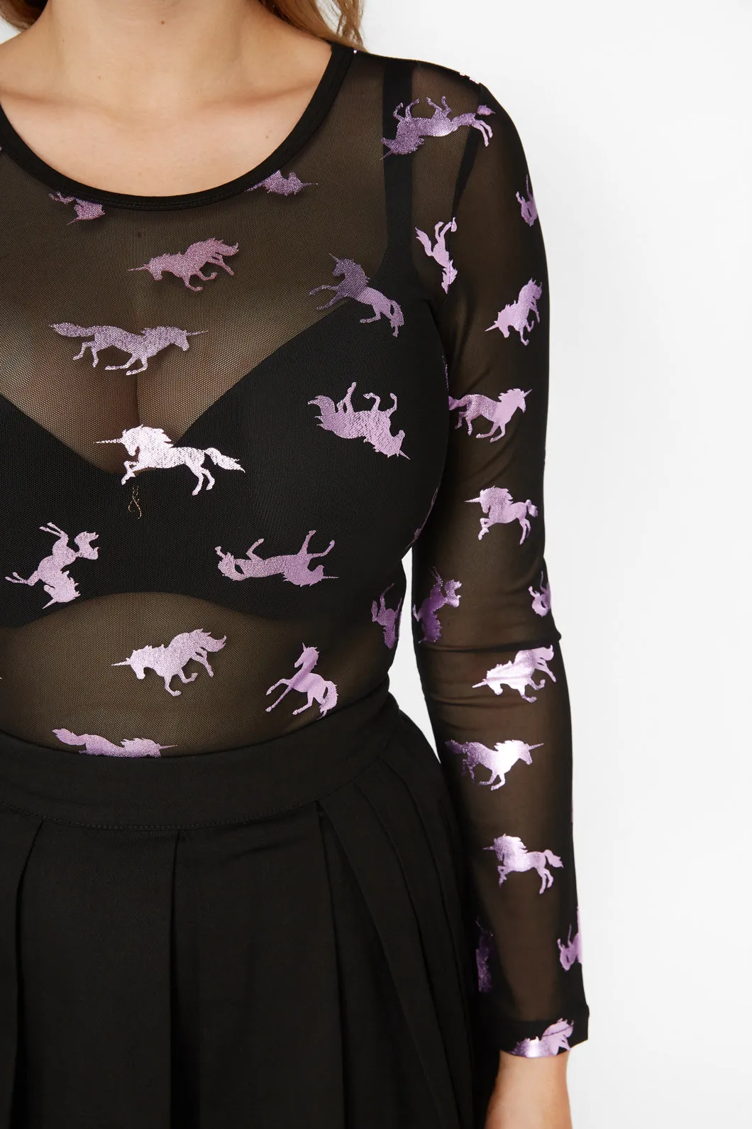 Unicorn Mesh Top