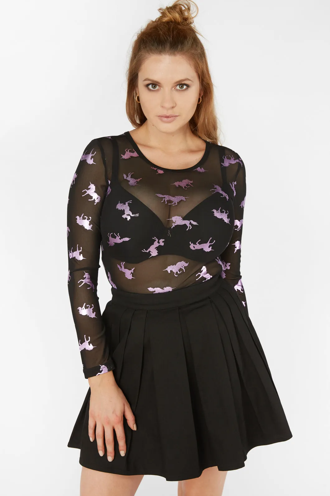 Unicorn Mesh Top