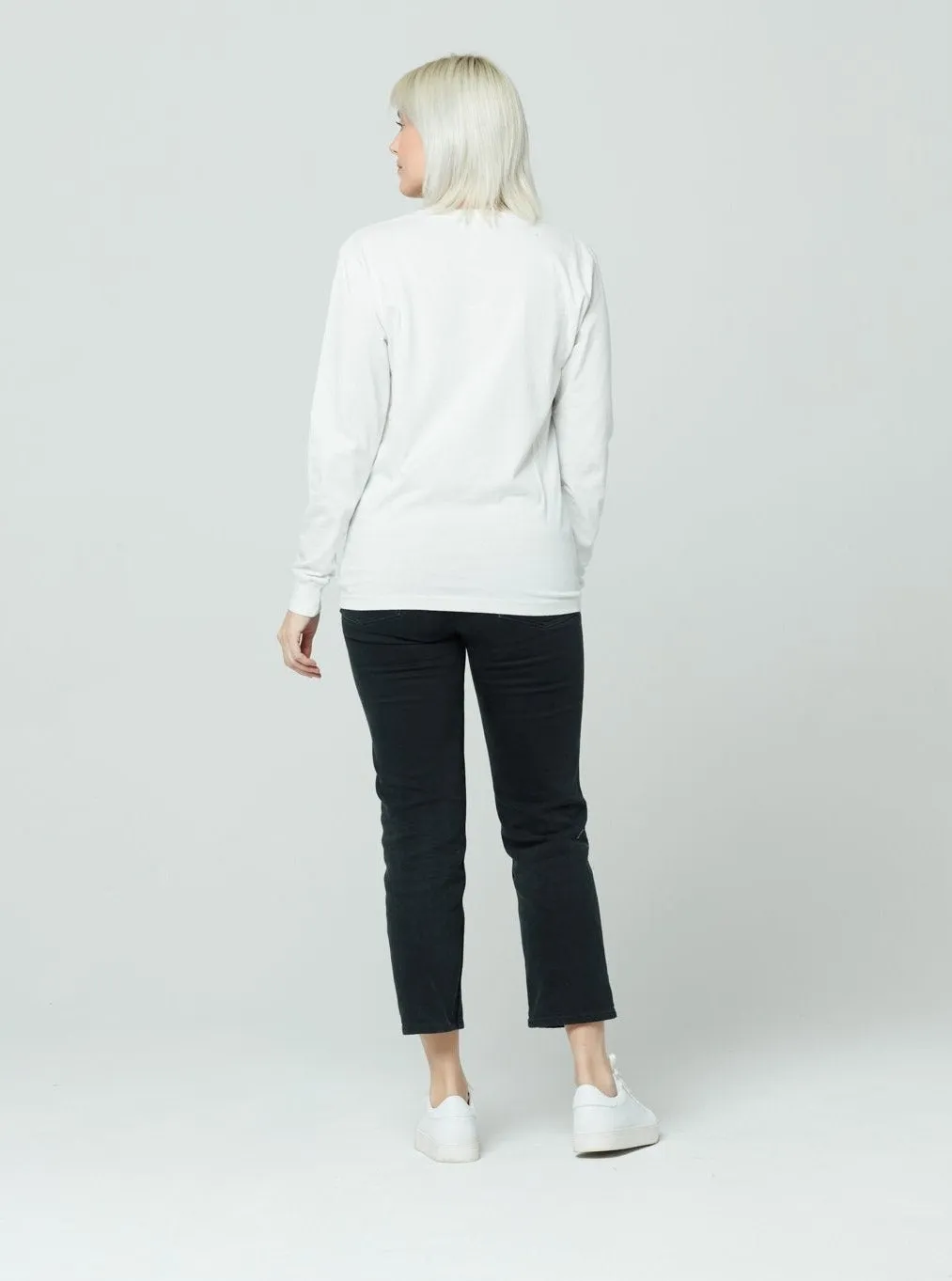 Unisex Long Sleeve - White
