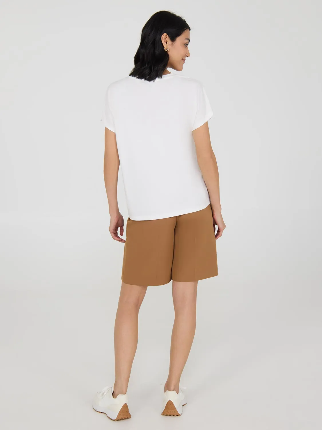 V-Neck Dolman Sleeve T-Shirt