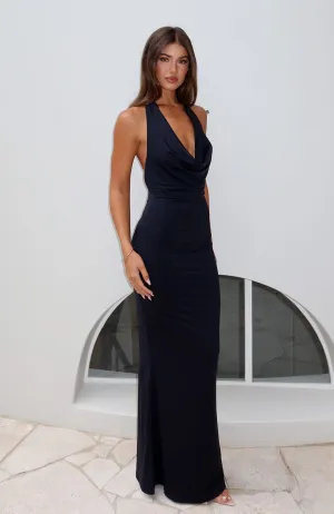 Vacation Time Maxi Dress Black