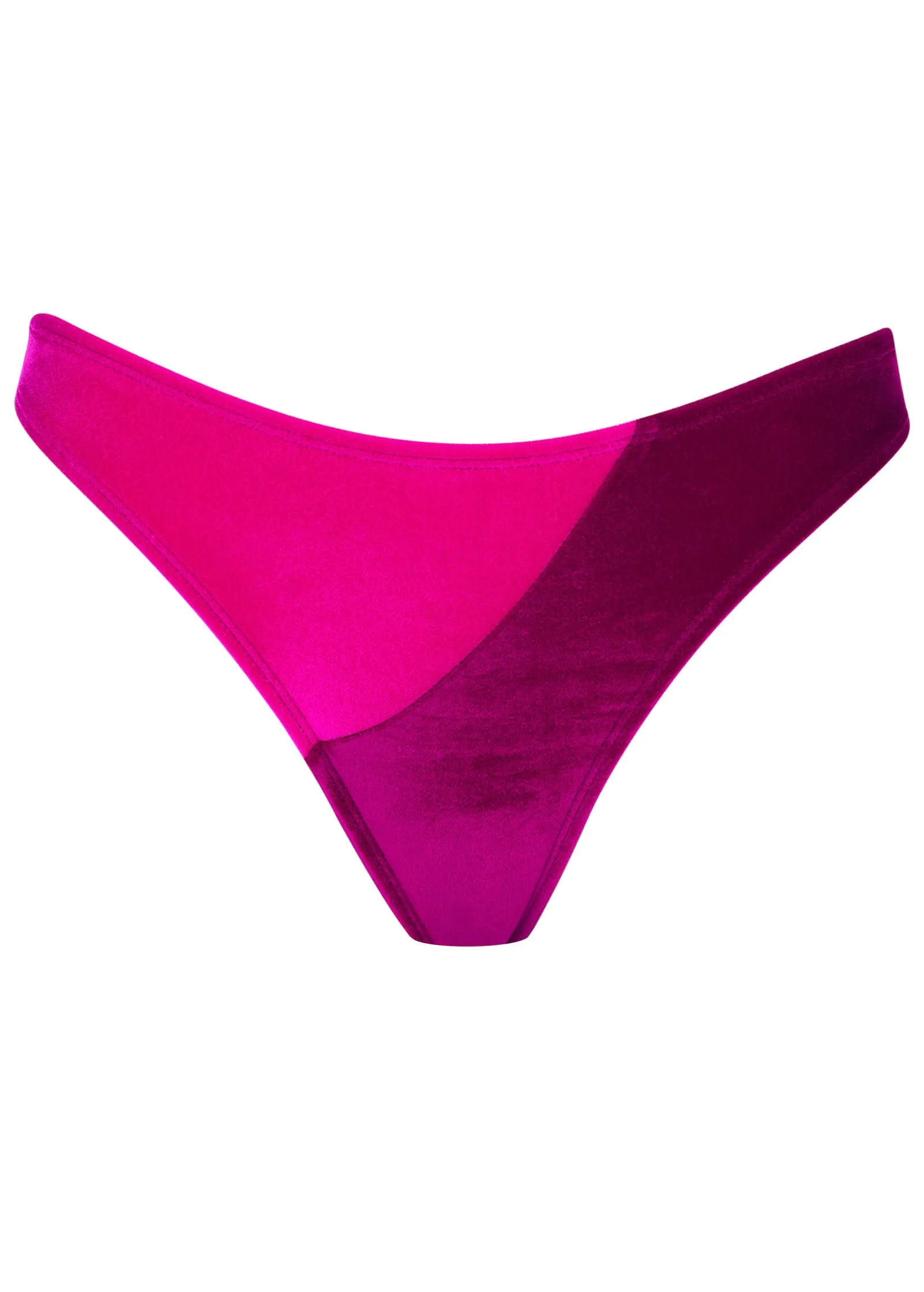 Velvet Scoop Bottom - Pink Crush