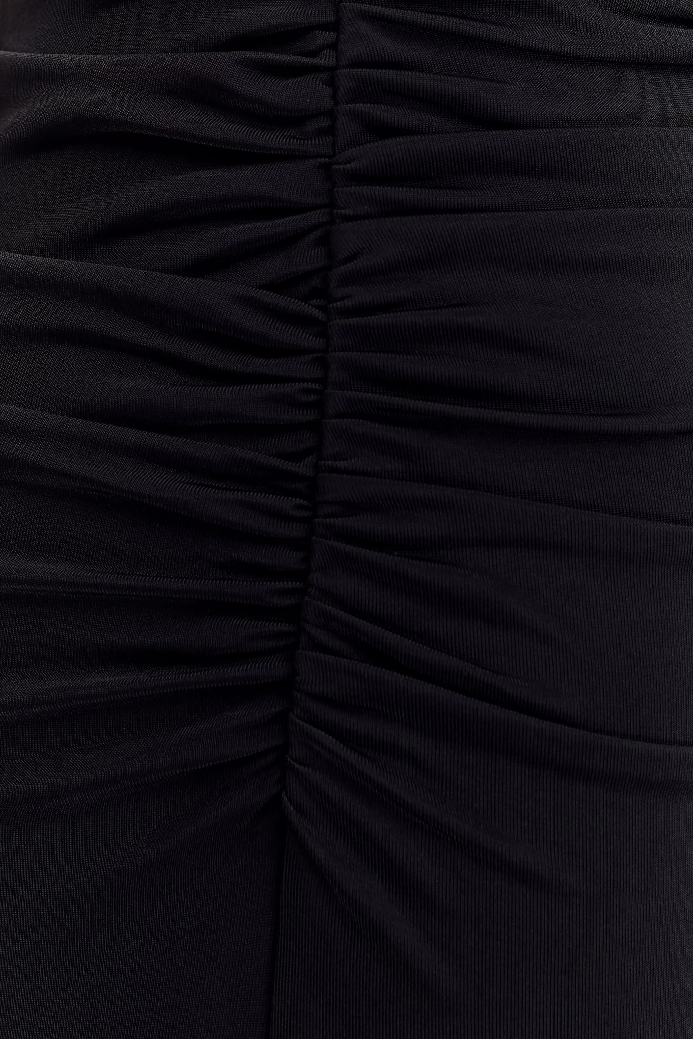 Vienna Slinky Cut Out Maxi Dress - Black