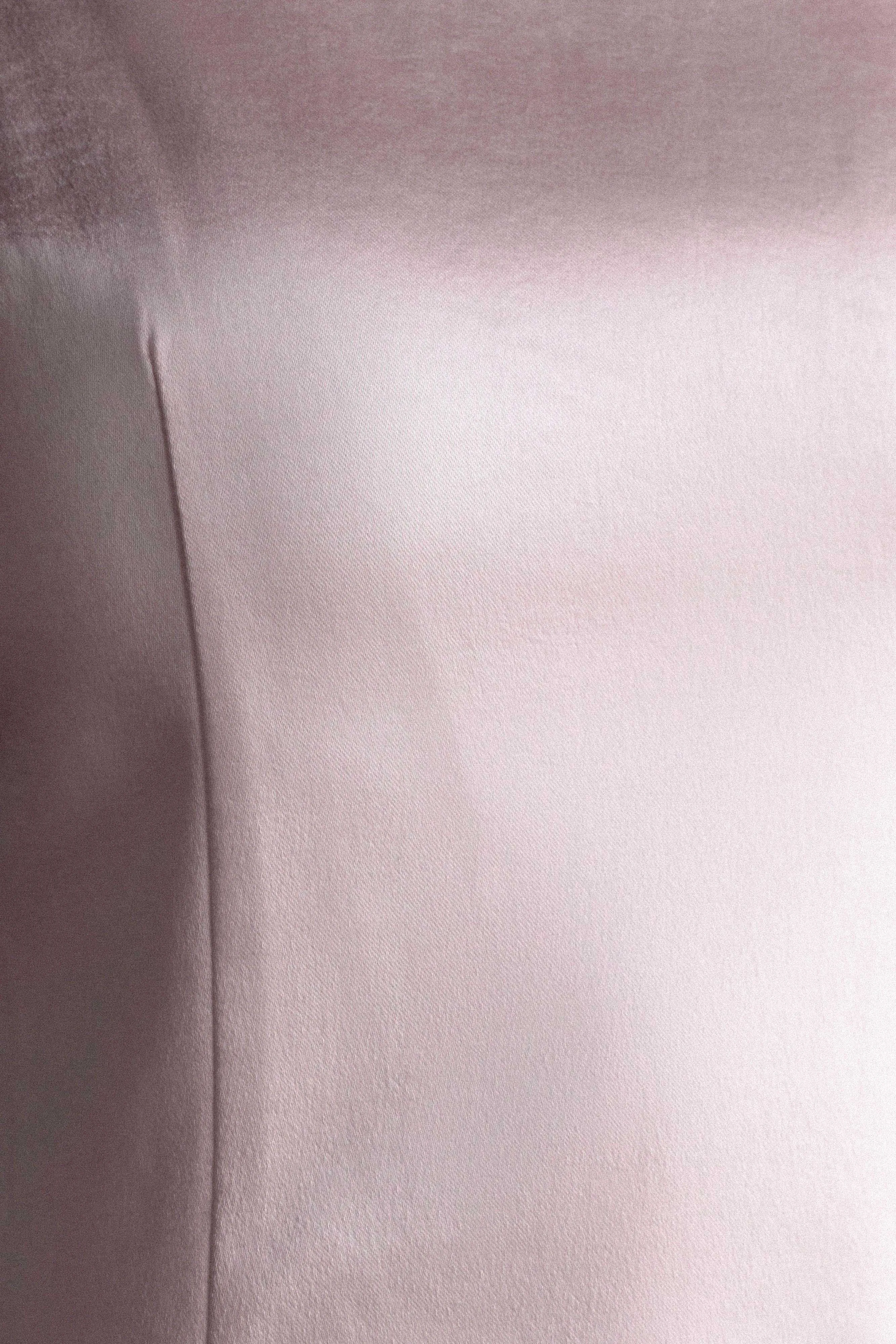 Violet Sleeveless Satin Maxi Dress - Soft Pink