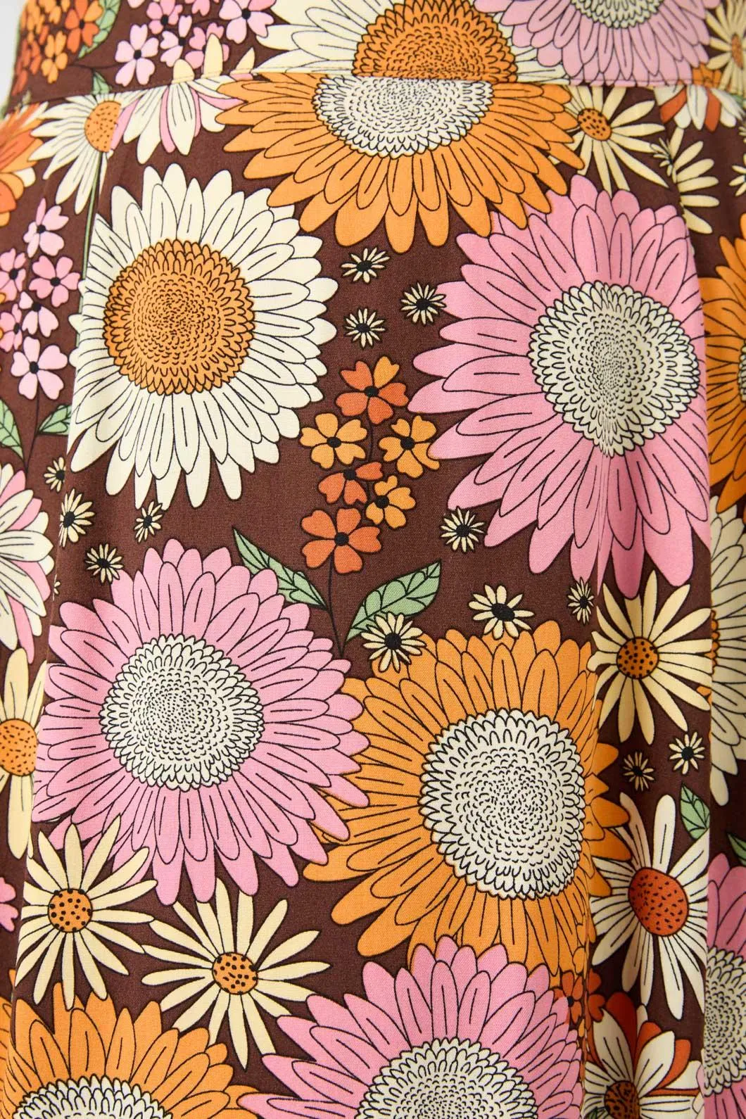 Viva Floral Midi Skirt