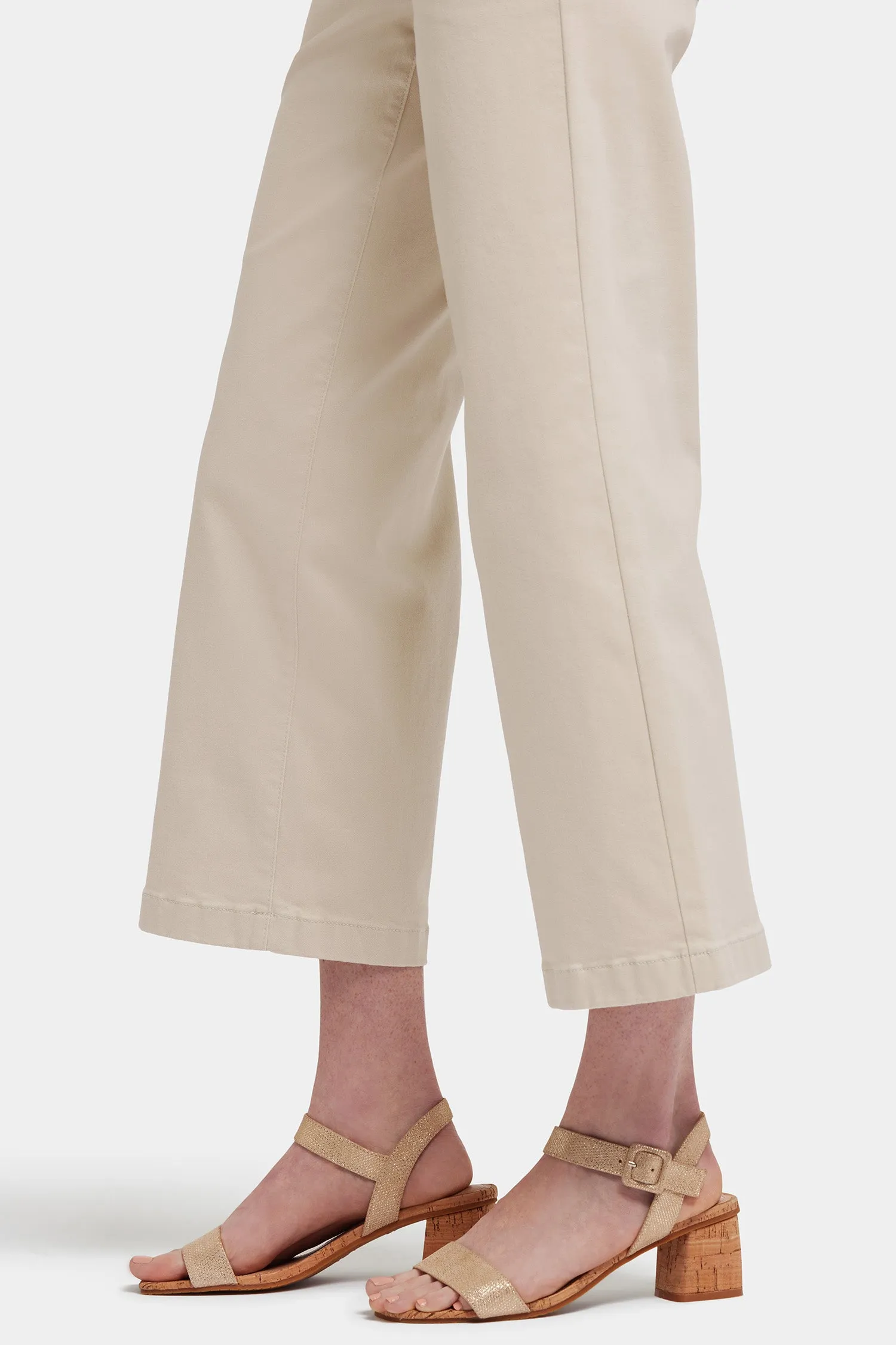 Waist-Match™ Teresa Wide Leg Ankle Jeans - Feather