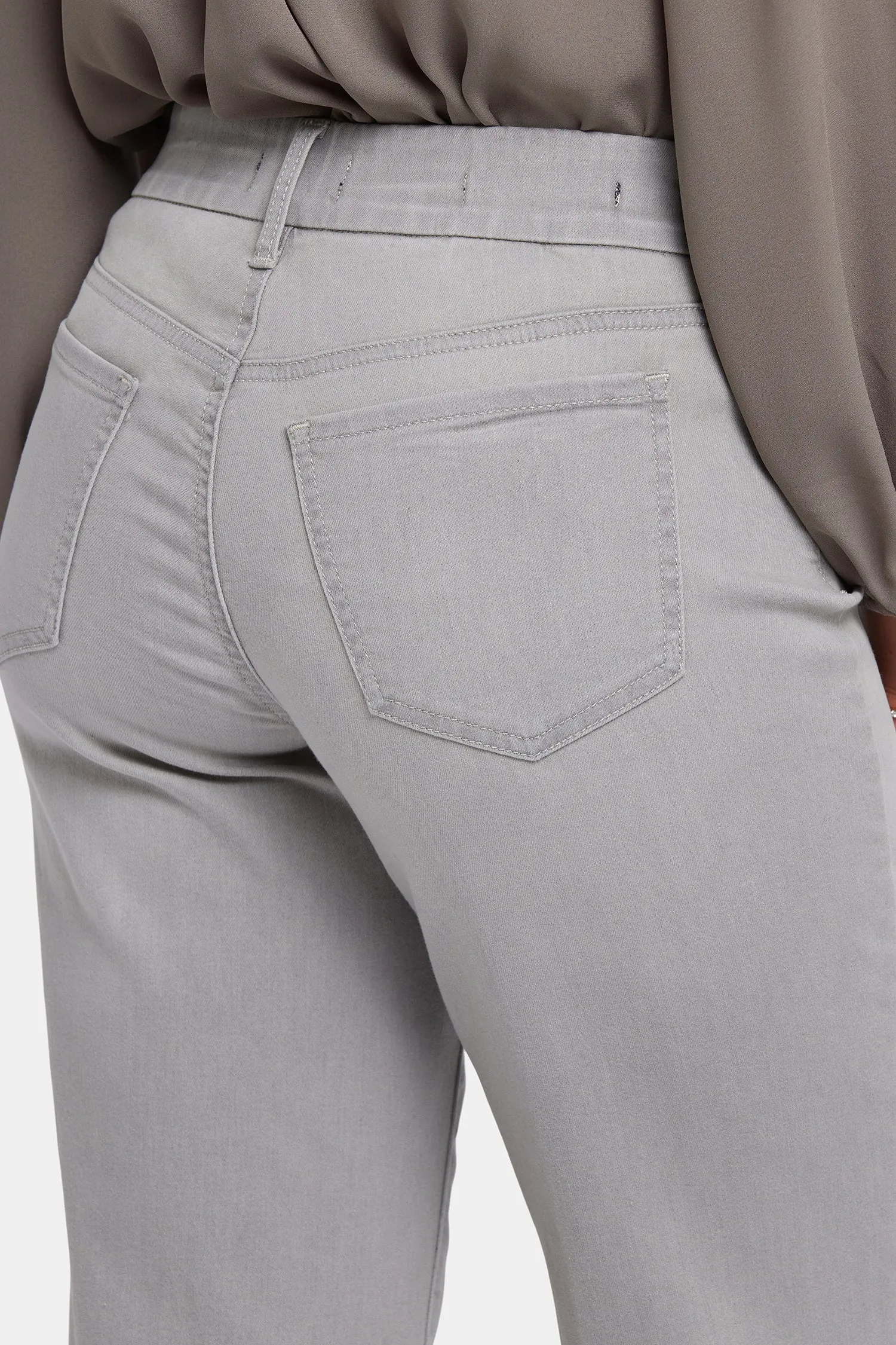 Waist-Match™ Teresa Wide Leg Ankle Jeans - Grenada Mist
