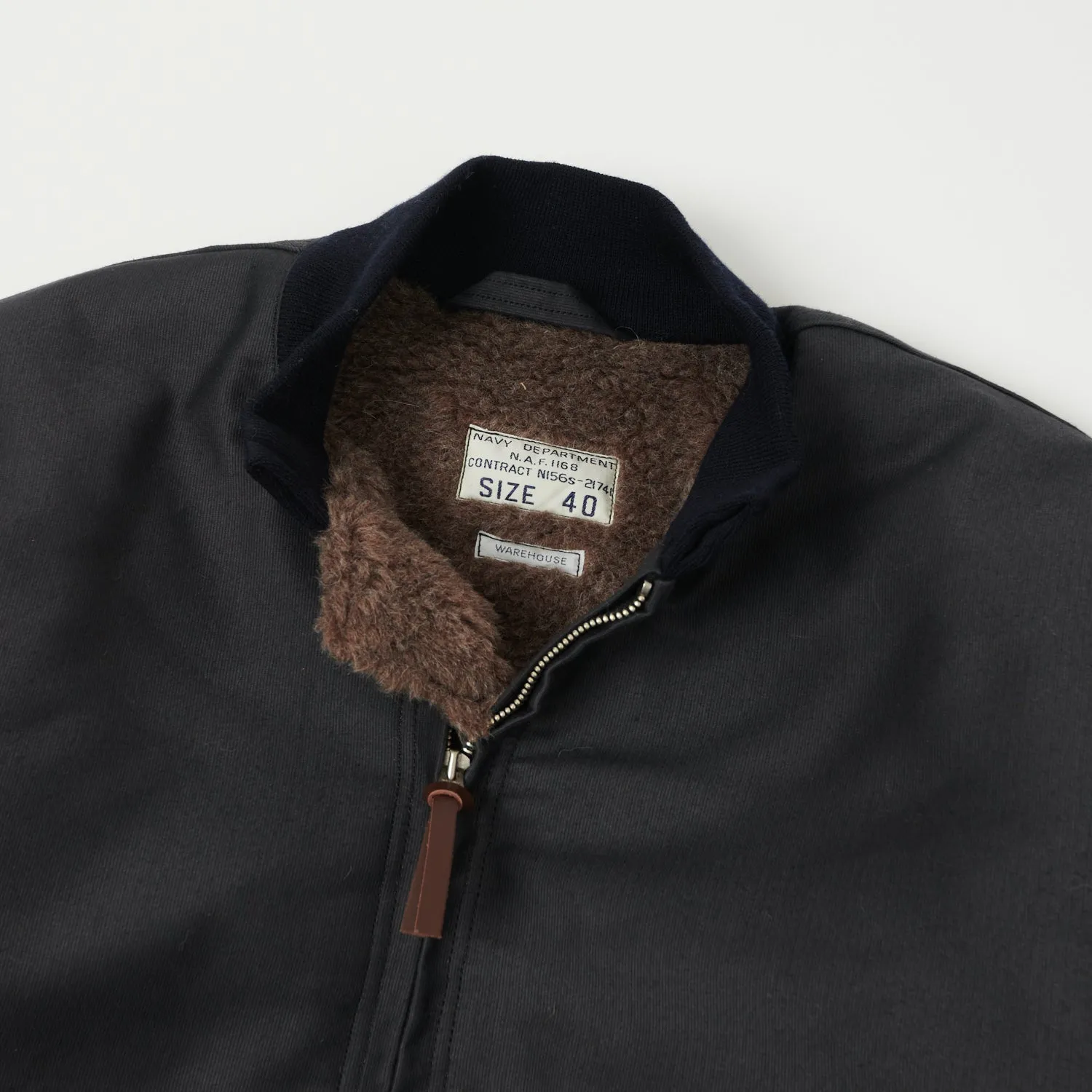 Warehouse & Co 2180 Aviators Jacket - Navy