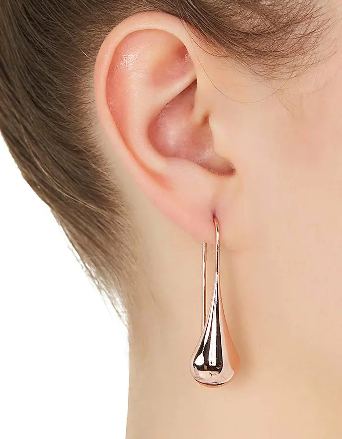 Weeping Woman Earring Rose Gold