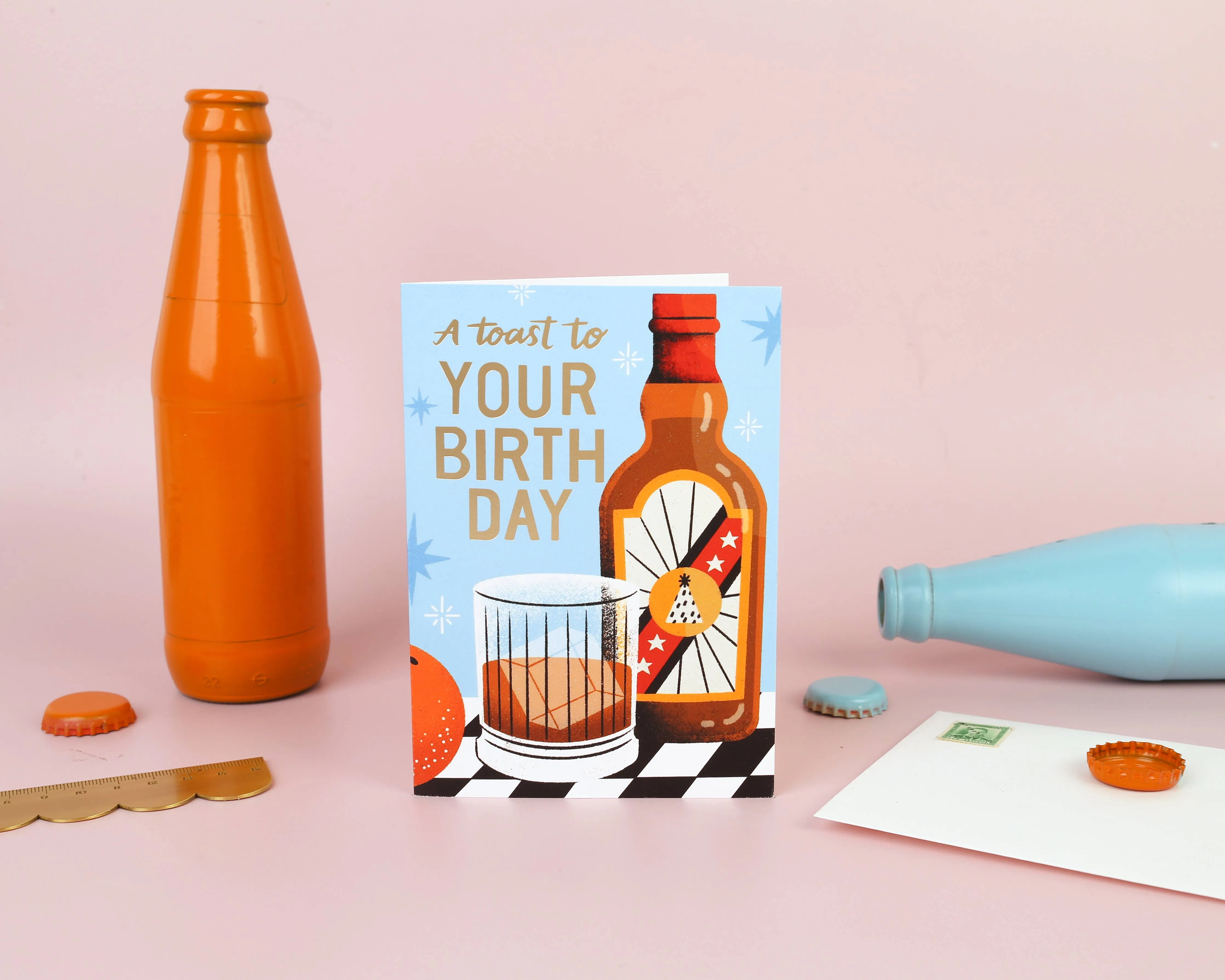 Whiskey Birthday  | Greeting Card | Birthday Card for Men