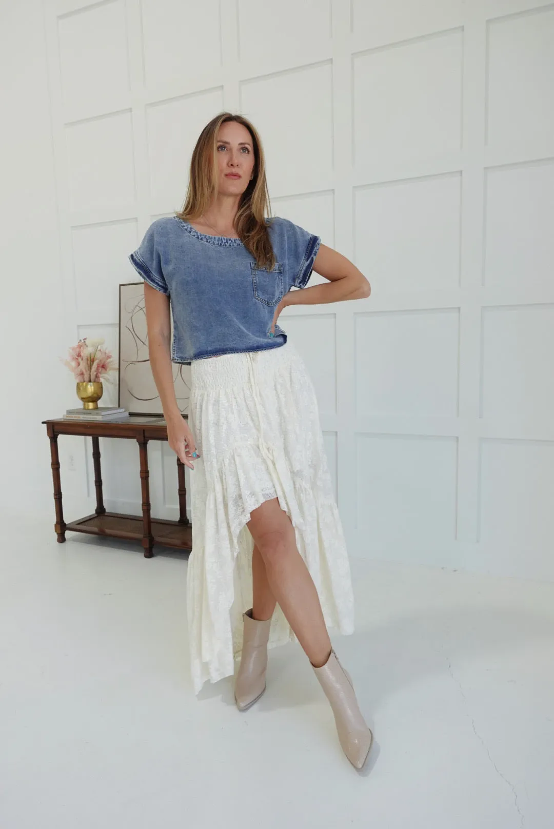 White Lies Maxi Skirt