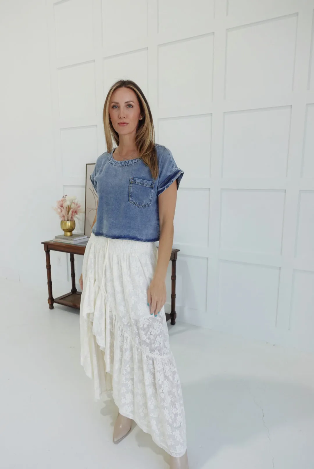 White Lies Maxi Skirt