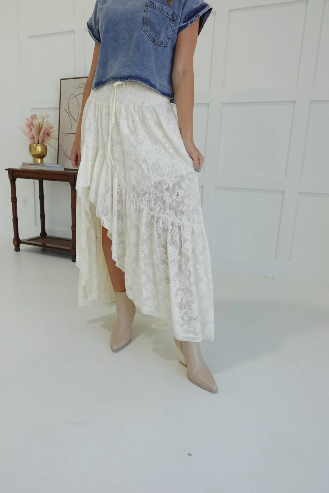 White Lies Maxi Skirt
