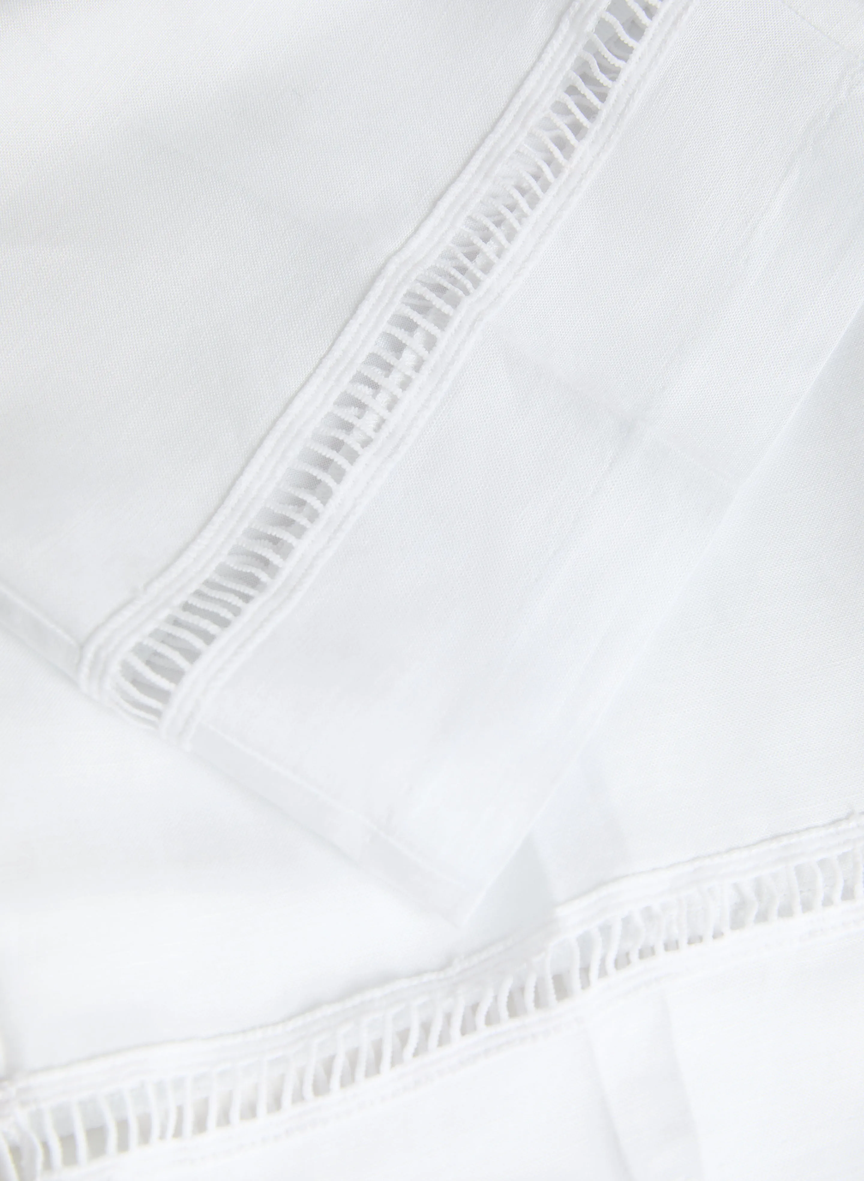 Wide Leg Linen-Blend Capris