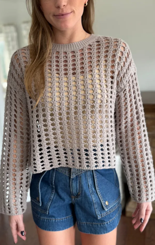 Wide Sleeve Boxy Sweater