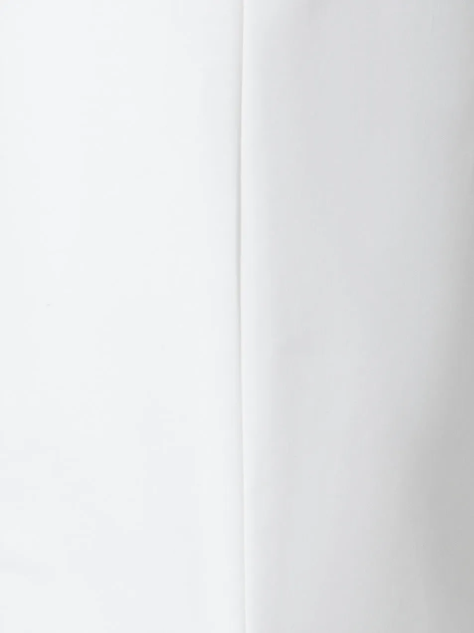 Wide Straight Cotton Stretch Pants