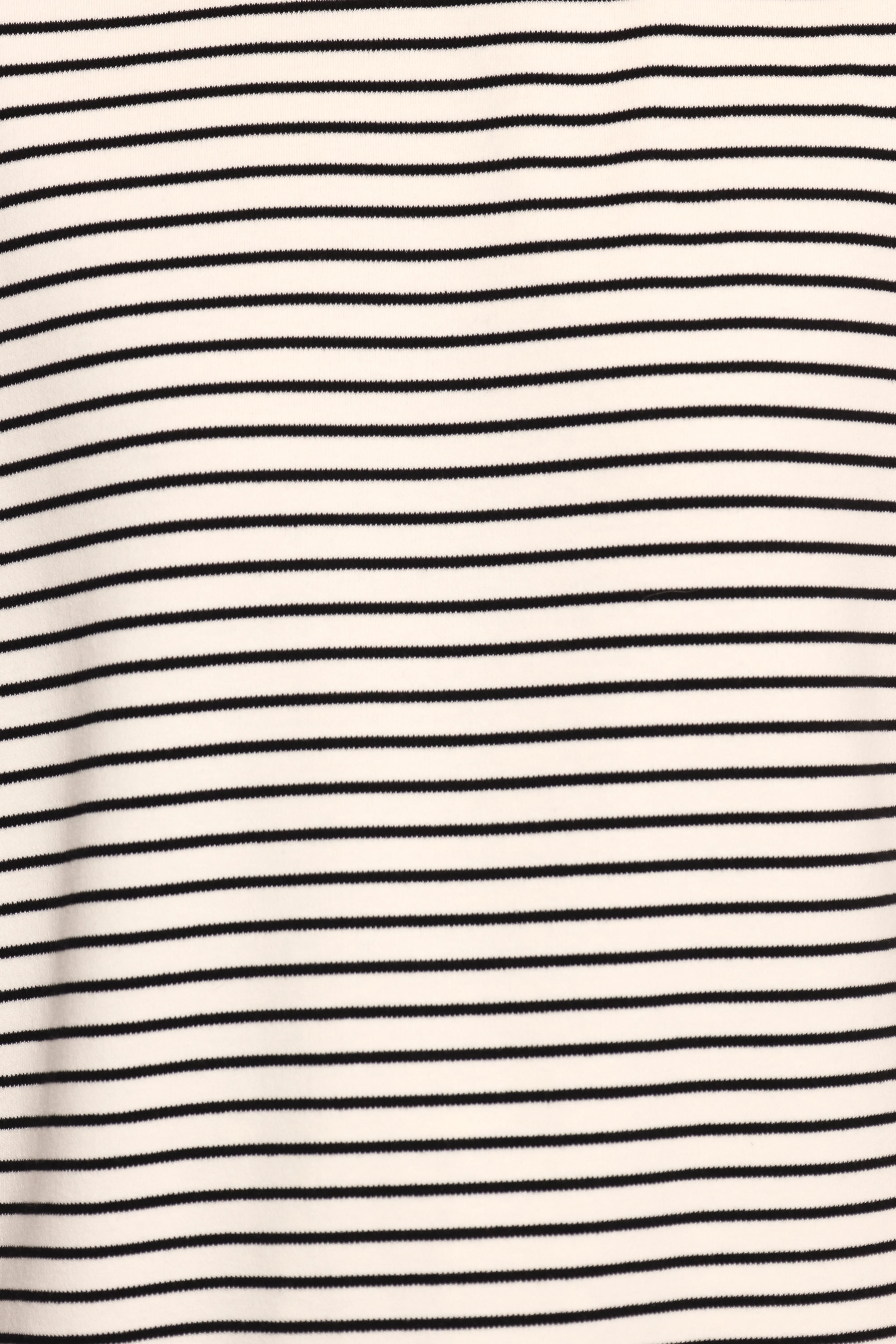 Wilda Oversized Tee - White Black Stripe