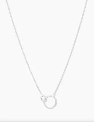 Wilshire Charm Necklace, Silver