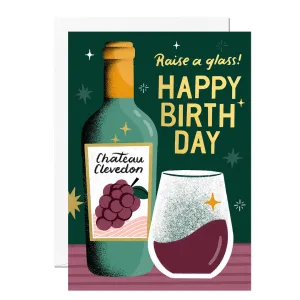 Wine Birthday | Greeting Card | Birthday Card for Men | Male