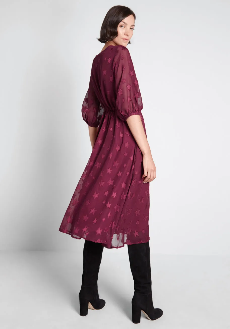 Wish Upon A Star A-Line Dress