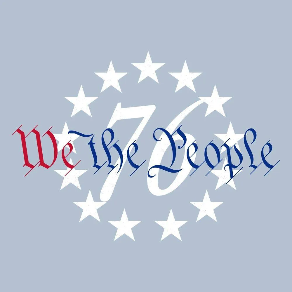 Women's 76 We The People Flowy Tank - Stonewash Denim
