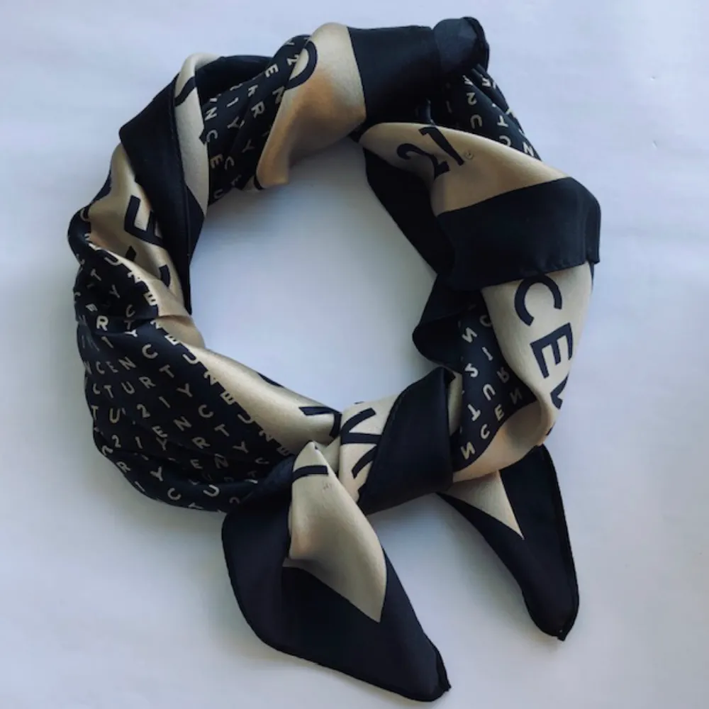 Wordmark Silk Square Scarf