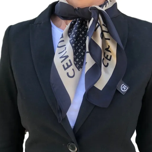 Wordmark Silk Square Scarf