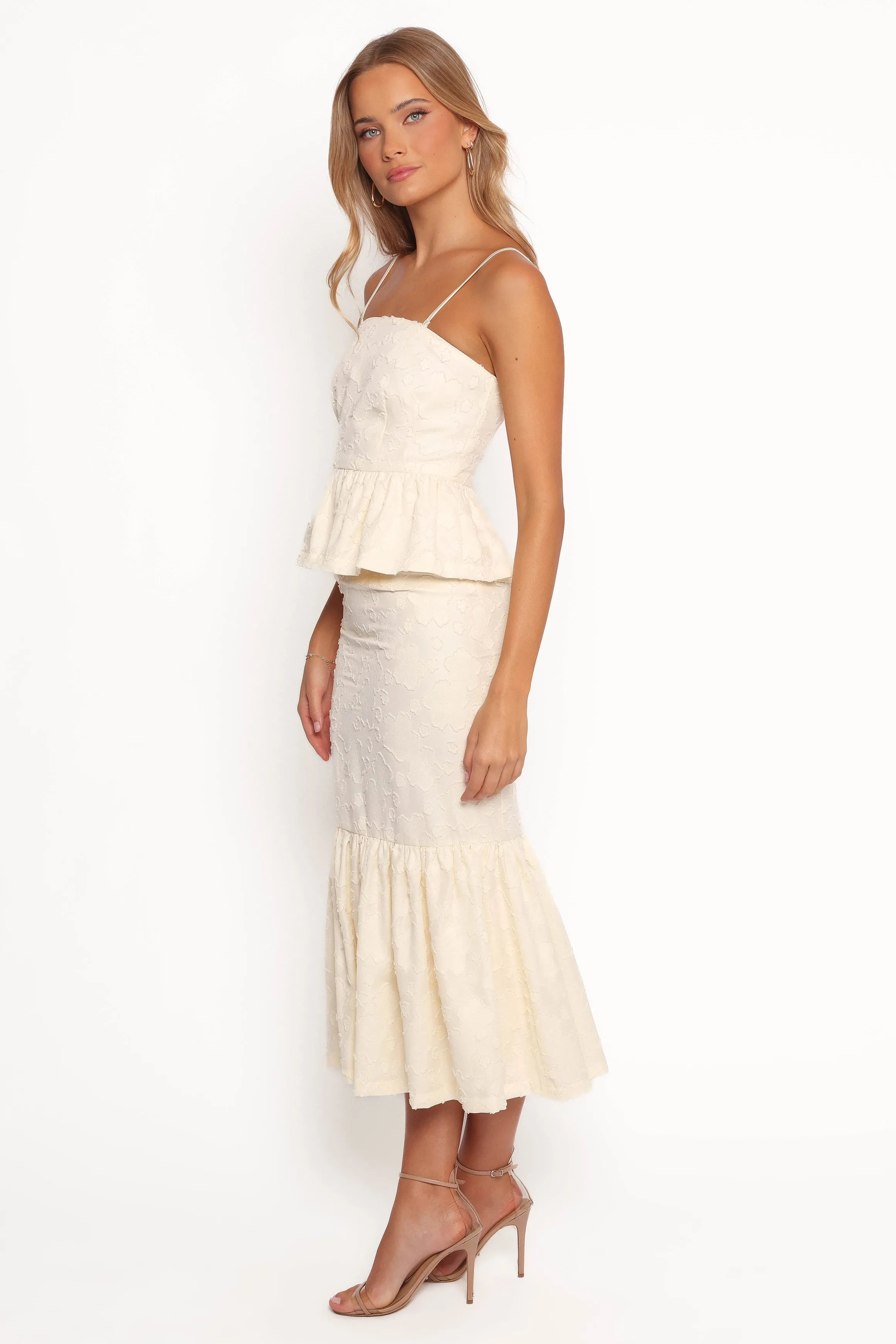 Xami Skirt Set - Pale Yellow