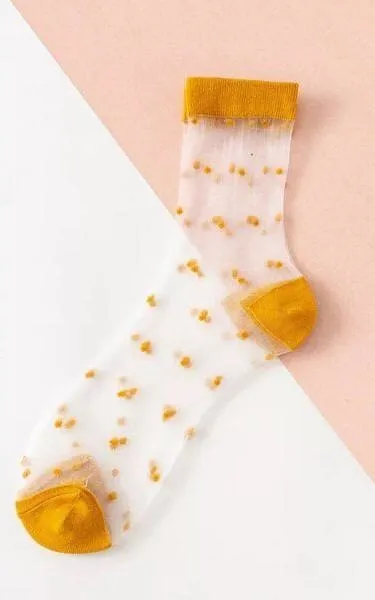 XS Unified - Sheer Dot Anklet Sock