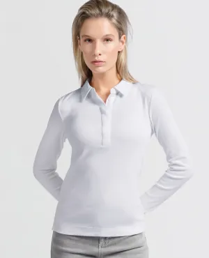 Yaya Pure White Ribbed T-Shirt