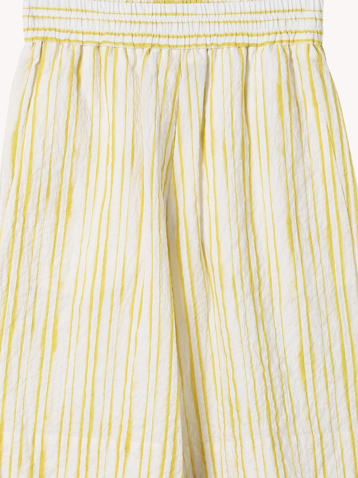YELLOW STRIPE SHORTS