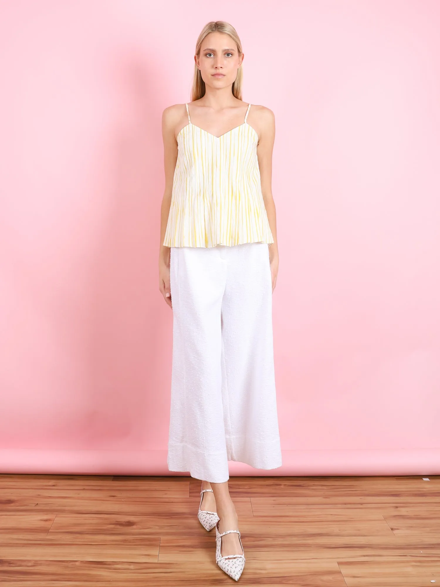 YELLOW STRIPE TANK