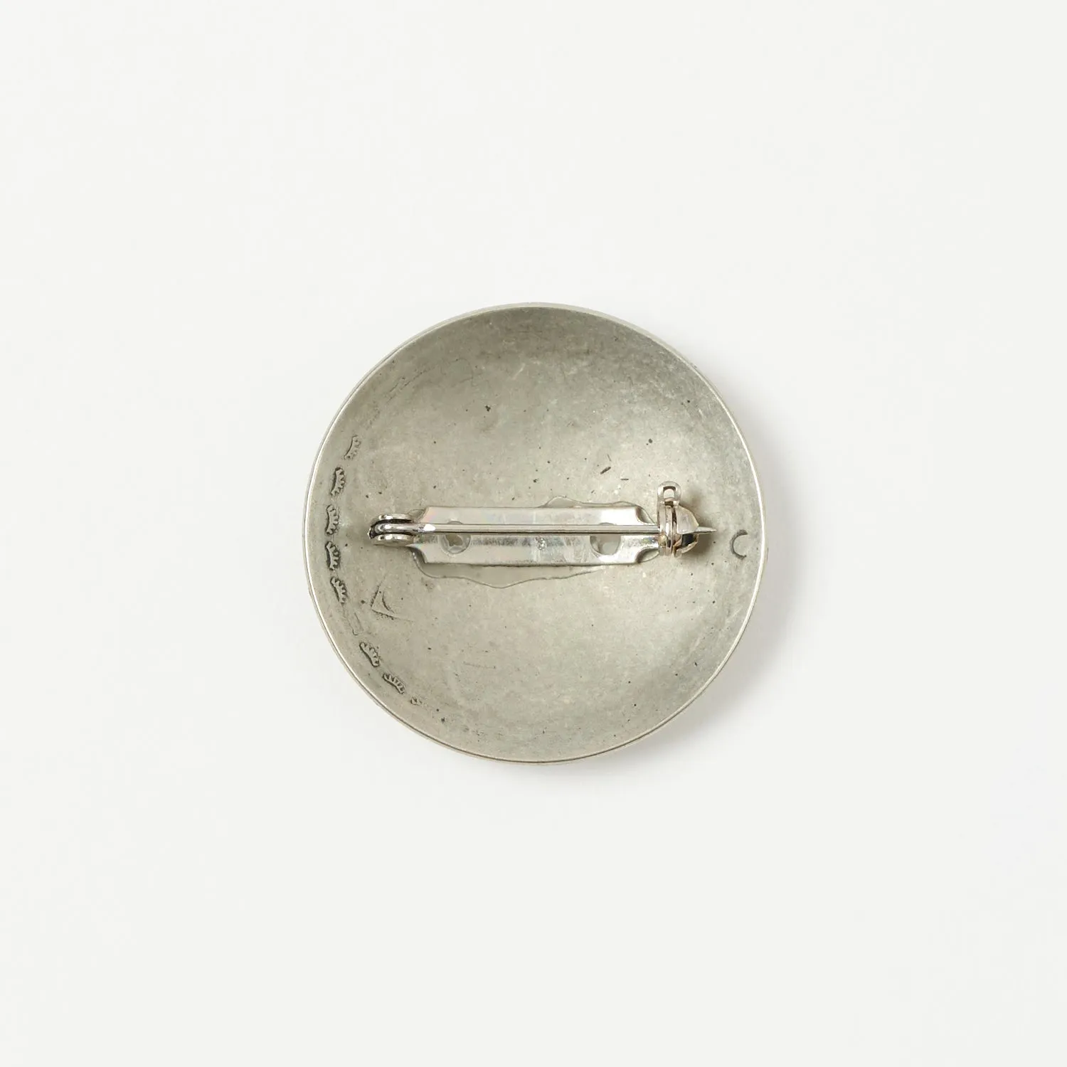 Yuketen 1 1/2 Concho Pin B - Nickel Silver