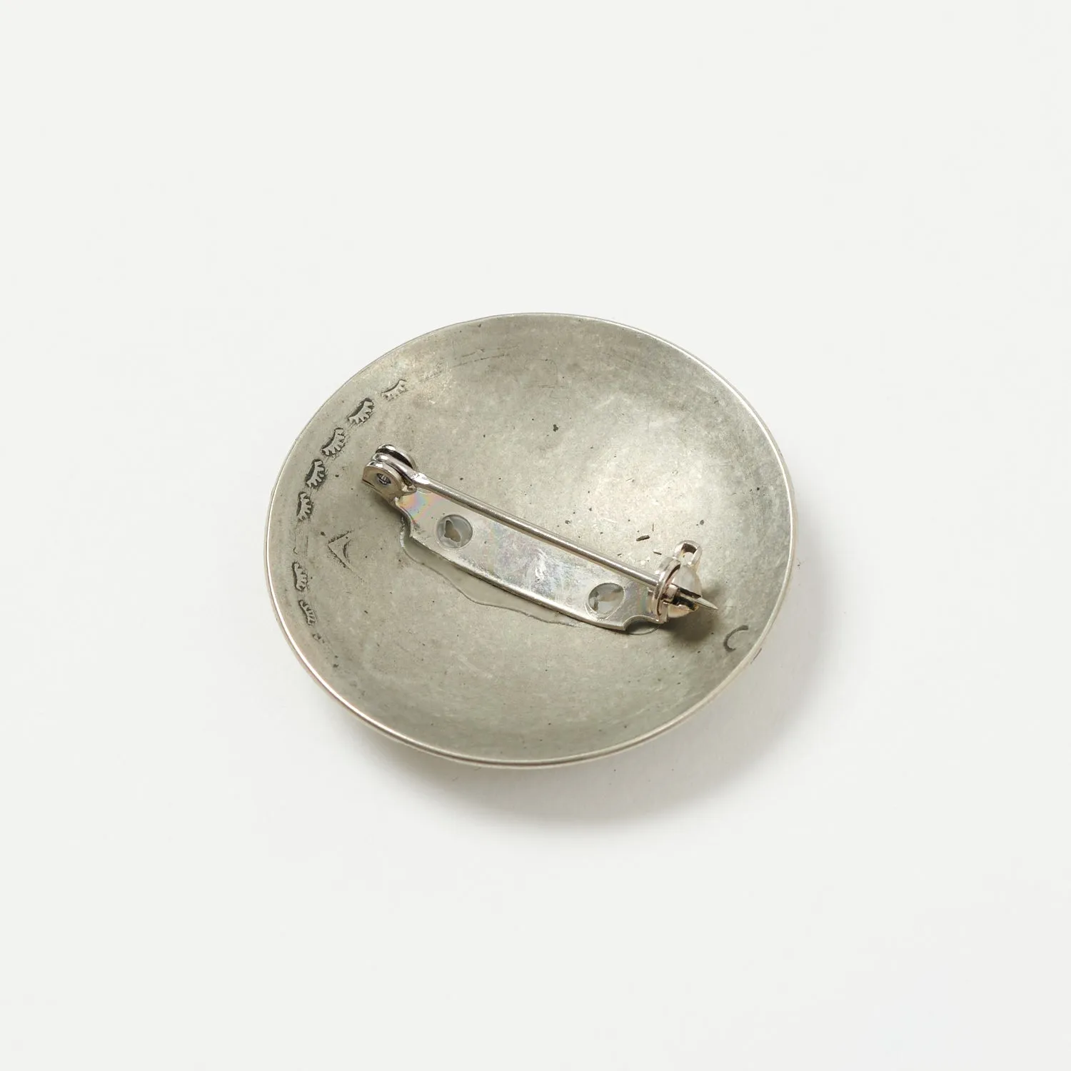 Yuketen 1 1/2 Concho Pin B - Nickel Silver