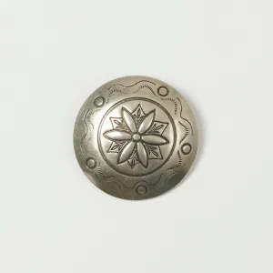Yuketen 1 1/2 Concho Pin - Nickel Silver