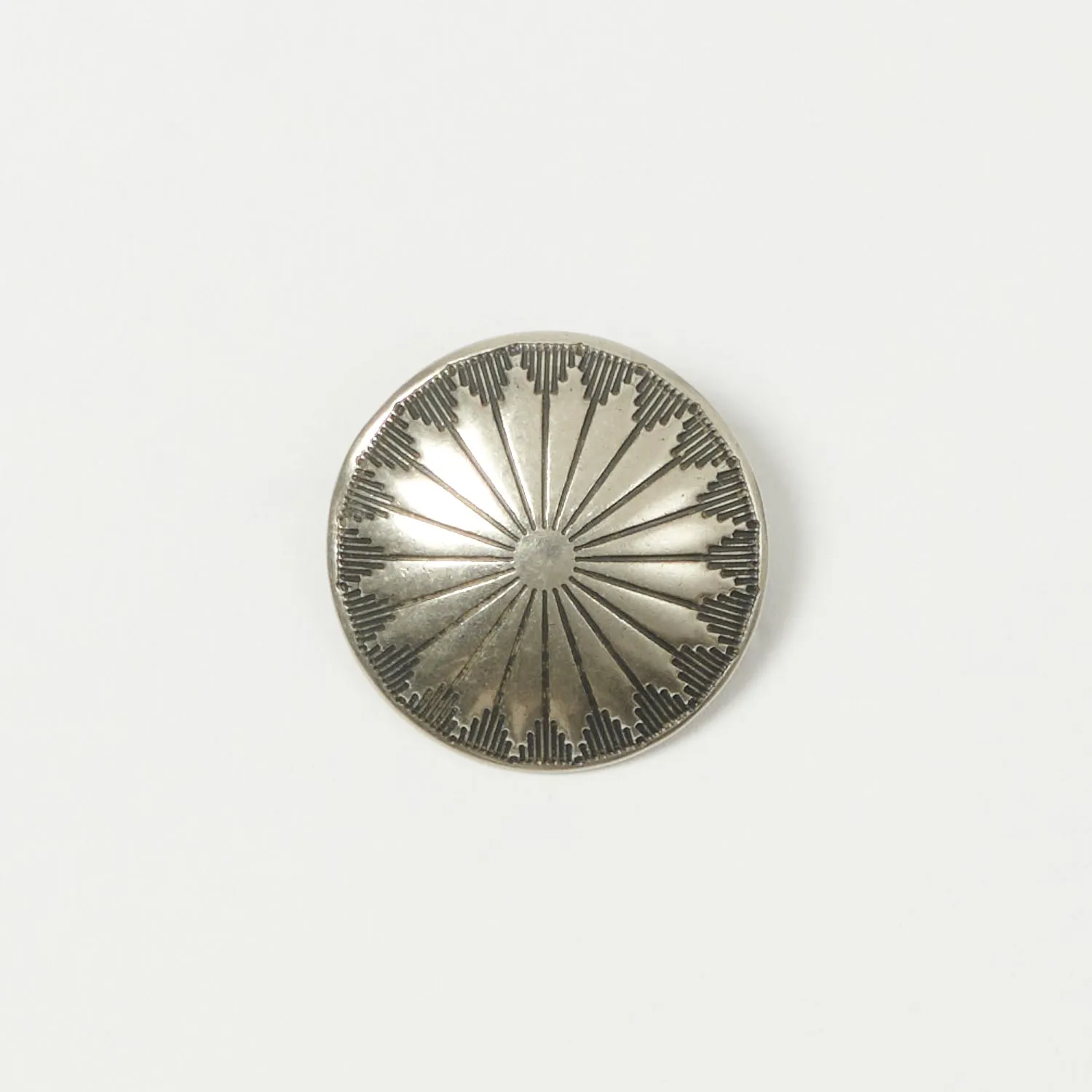 Yuketen 1 1/4 Concho Pin C - Nickel Silver