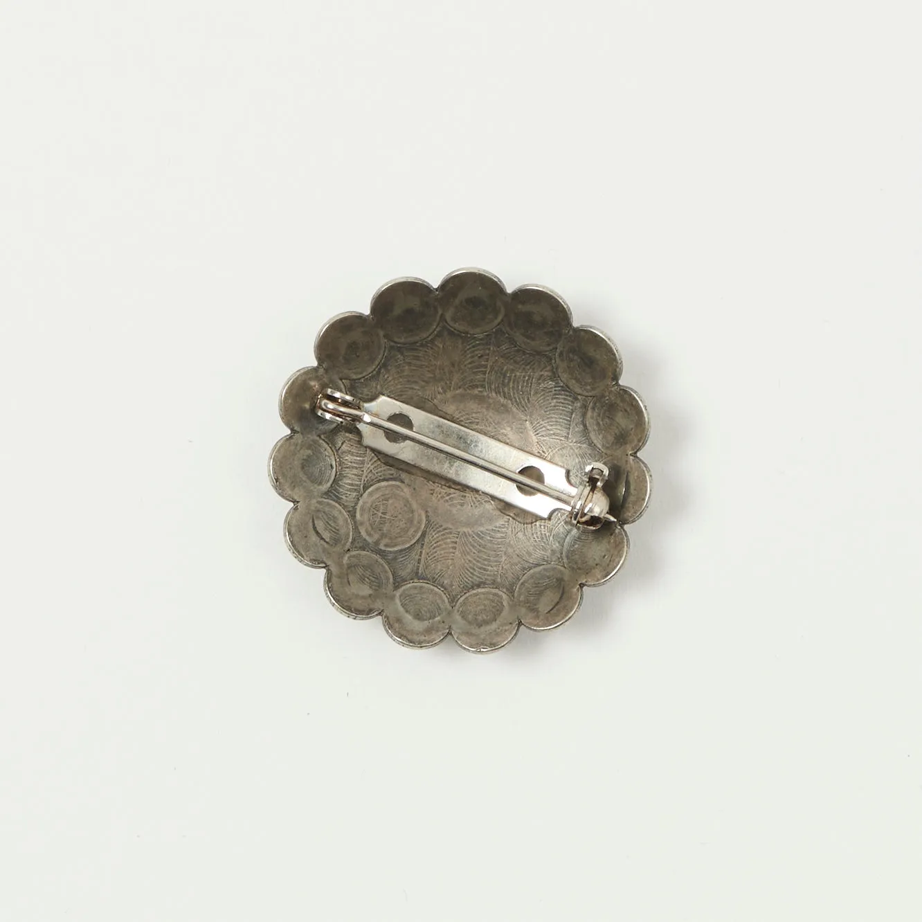 Yuketen 1 1/4 Concho Pin  - Nickel Silver