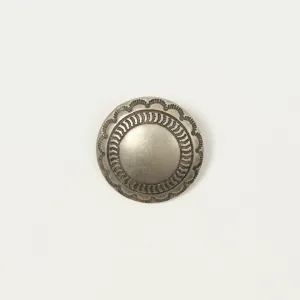 Yuketen 1 1/4 Concho Pin  - Nickel Silver