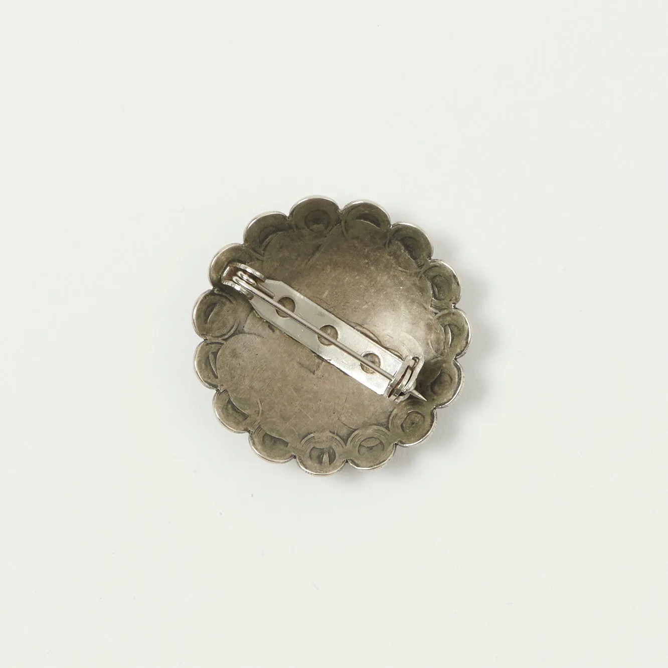 Yuketen 1 1/4 Concho Pin  - Nickel Silver